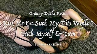 Granny Darke Rock Invites You To Kiss And Suck Her Tits