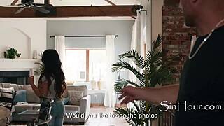 Curvy teacher caught in rough lesbian affair with big tits