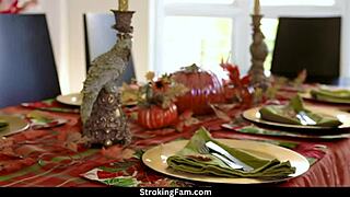 thanksgiving fuck fest with aften opal and crew