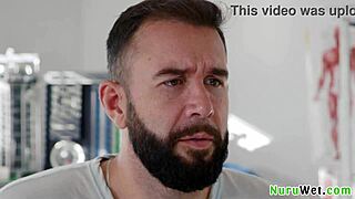 is this what the doctor ordered? anna claire clouds as the petite blonde masseuse getting her pussy pounded