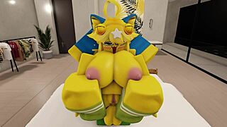 毛茸茸情侣在Roblox房子里性交。