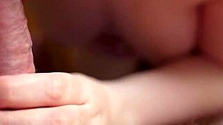 a homemade video of a curvy girl in close up bent over