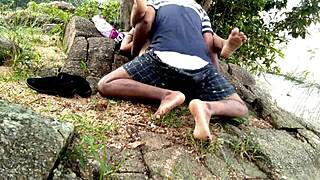 Intense Emotions In Desi Public Sex: Stepmom Cheats With Uncle In Field While Dad Watches