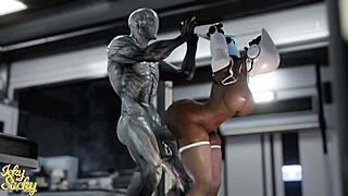 I, the officer, fucked cute teen shoplifter.