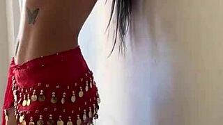 Morocha With Beautiful Ass Dances As My Cock Gets Hard