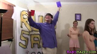 Teen Amateurs Boldly Masturbate At Party