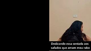 De shortinho socado e rebolando gostoso pra vocês, big ass creampie with prostitute.