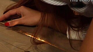 Big Ass Lesbian Slave Feels Intense Pleasure Masturbating While Watching Mistress.