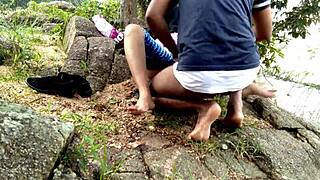 Intense Emotions In Desi Public Sex: Stepmom Cheats With Uncle In Field While Dad Watches