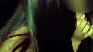 corno filming wife having fun at glory hole with creampie and orgasm.