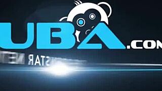 two hot lesbians unwrap their sexy christmas gifts and start fucking passionately