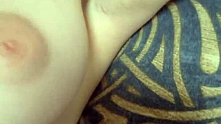 Bimbo babe worships armpits in roleplay lingerie