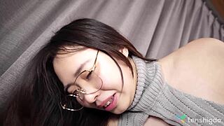 i watch chubby asian model noa makino kiss and ride her boyfriend in doggystyle