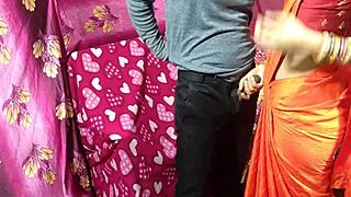 Cute saree bhabhi naughty with devar, rough anal after ice