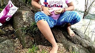 Intense Emotions In Desi Public Sex: Stepmom Cheats With Uncle In Field While Dad Watches