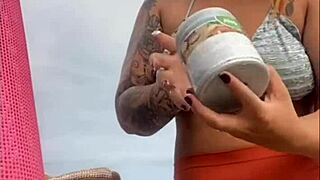 I'm at the beach feeling ready for some fun