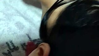 Chubby guy came to fuck me at home in crossdressing fun