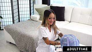 I feel so pounded by this big dick during nuru massage