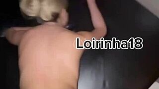 amateur with hot blonde in motel