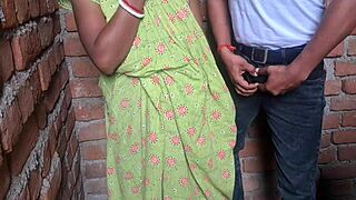 Telugu college girl experiences a romantic moment in the bathroom