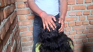 Telugu college girl experiences a romantic moment in the bathroom