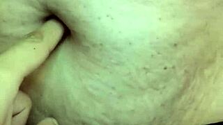 i'm explorin' this latina milf's belly durin' a fetish massage, oops