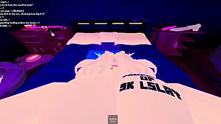 Fucking a little slutty bitch into my freaky room. Roblox style.