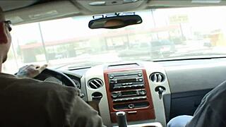 Curvy blonde says, 'I love deepthroating this big cock'