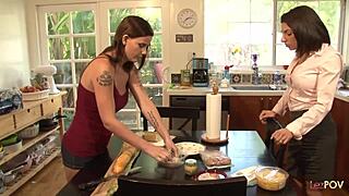 house members having wet lesbian sex