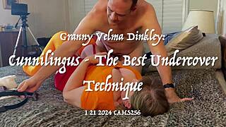 granny velma licks my pussy undercover