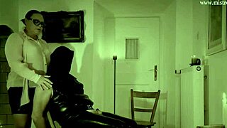 hey, mistress april is using her restrained slave