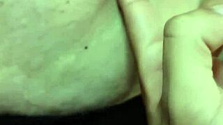 i'm explorin' this latina milf's belly durin' a fetish massage, oops