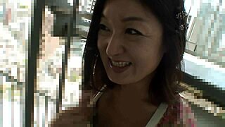Asian mom J-Granny Chiyo Yamabe in a scene showing her body