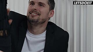 Sensual Brunette Kriss de Foxx Enjoys Fucking Her Boyfriend All Day