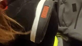my friend has fun destroying my sneakers in this casual video