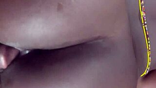 Homemade Hard Fuck Contrasts Gentle Ebony House Girl With Rough British And French Domination