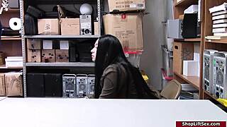 Teen Shoplifter Feels Deep Regret After Lp Officer Fucks Her Hairy Pussy