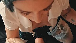 Cuckold Brings Girlfriend For Wild Fuck At Home!