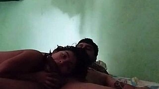 no one's home at my girlfriend's place so we take advantage for passionate intimate moments