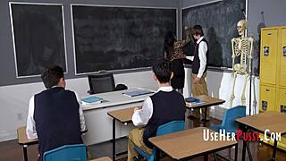 valentina nappi as milf teacher gets roughly fucked by student in free use scene