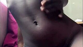 Petite Girl Dances Alone In Bedroom