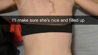 The blonde college girlfriend gets caught cheating with dirty talk in homemade doggystyle action during a wild party.