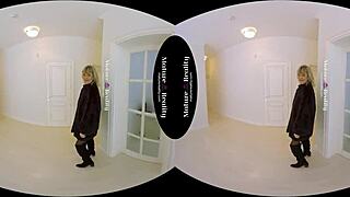 Hey, check out this blonde mature maneater riding cowgirl in stockings for pov sex! 😏