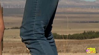 Being outdoors won't stop us, will these brunette and blonde lesbians keep eating pussy and tribbing wildly?