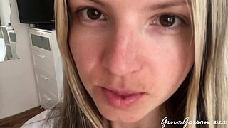 i feel so aroused by my tongue saliva throat fetish play