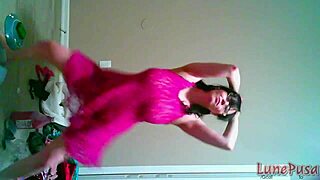 Chubby Slut Shows Huge Natural Tits