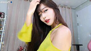 Why Does This Cute Korean Girl With Big Tits Dance So Seductively In The Sky?