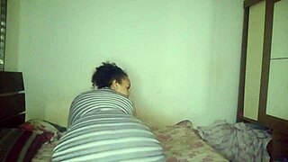 hey this naughty young girl is horny with a vibrator in her pussy dancing for some cock tea