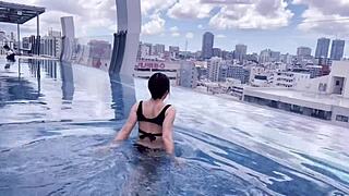 What?! Sleeping fuck with Okinawa hibiscus nipples exposed!