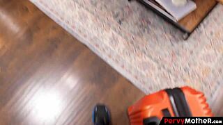 Step Mommy Asks to Eat with Stepson on Christmas in Pervymother Fantasy